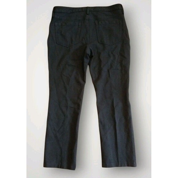 NYDJ Women's Peite Samantha Slim Ponte Pants Black Size 12P Lift Tuck - Picture 7 of 7